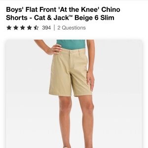 Cat and Jack Chino Shorts in Beige Size 6 SLIM